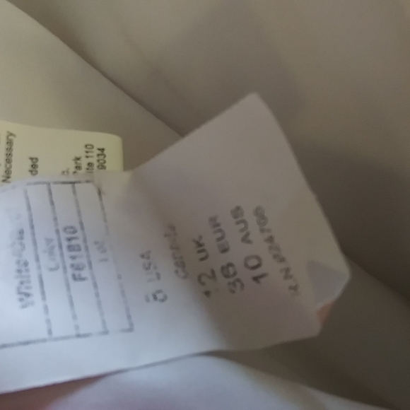 SOLD. Alfred Angelo Beaded Satin Wedding Gown with Red Trim - Picture 12 of 17